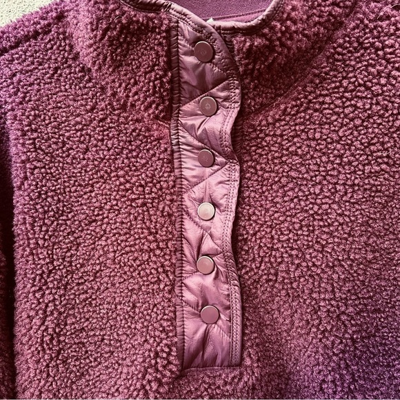 Athleta Cozy Snap Sherpa | Size XL - Picture 6 of 9